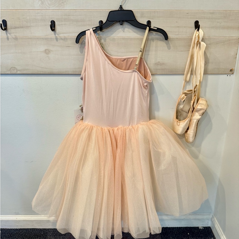 NEW! GRACIE Girls Wildflower Ballet Tutu costume, pink floral dance outfit - Picture 8 of 9